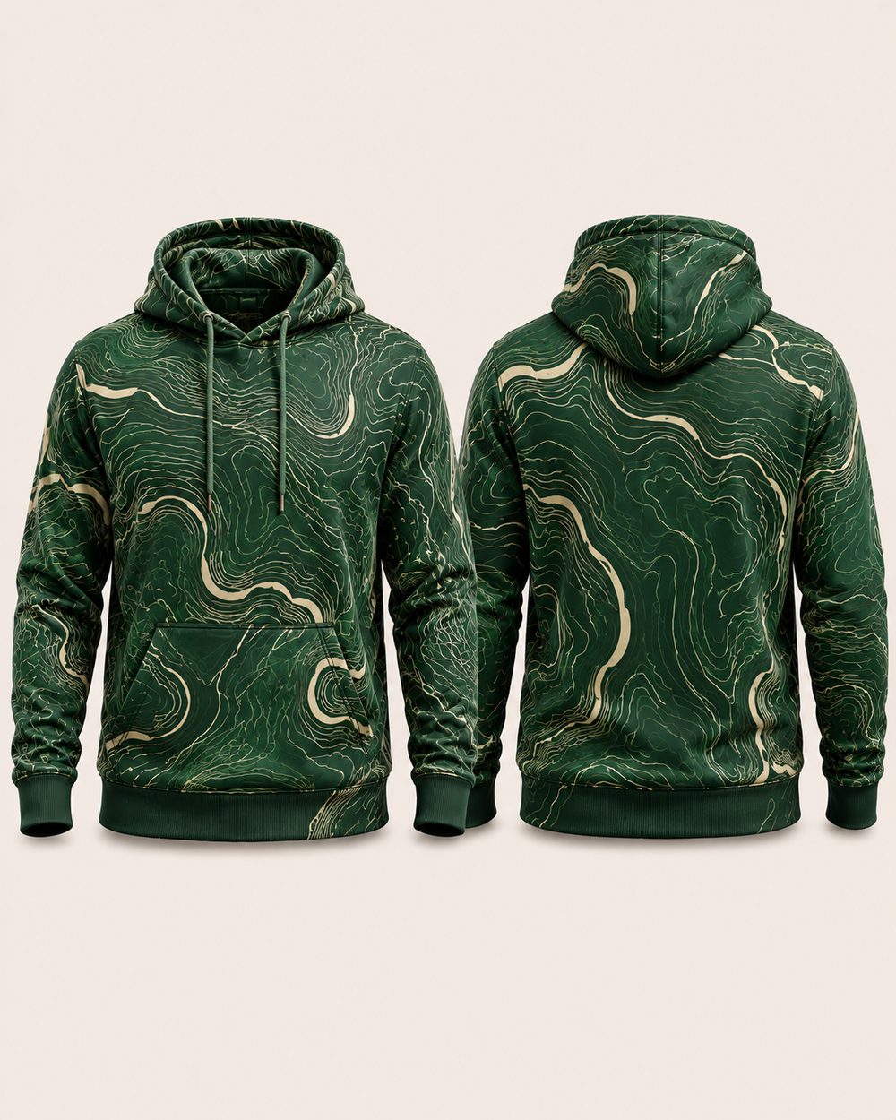 All-Over Print Sublimated Hoodie — Spectrum